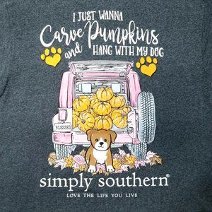 I Just Wanna Carve Pumpkins Hang With My Dog Shirt
